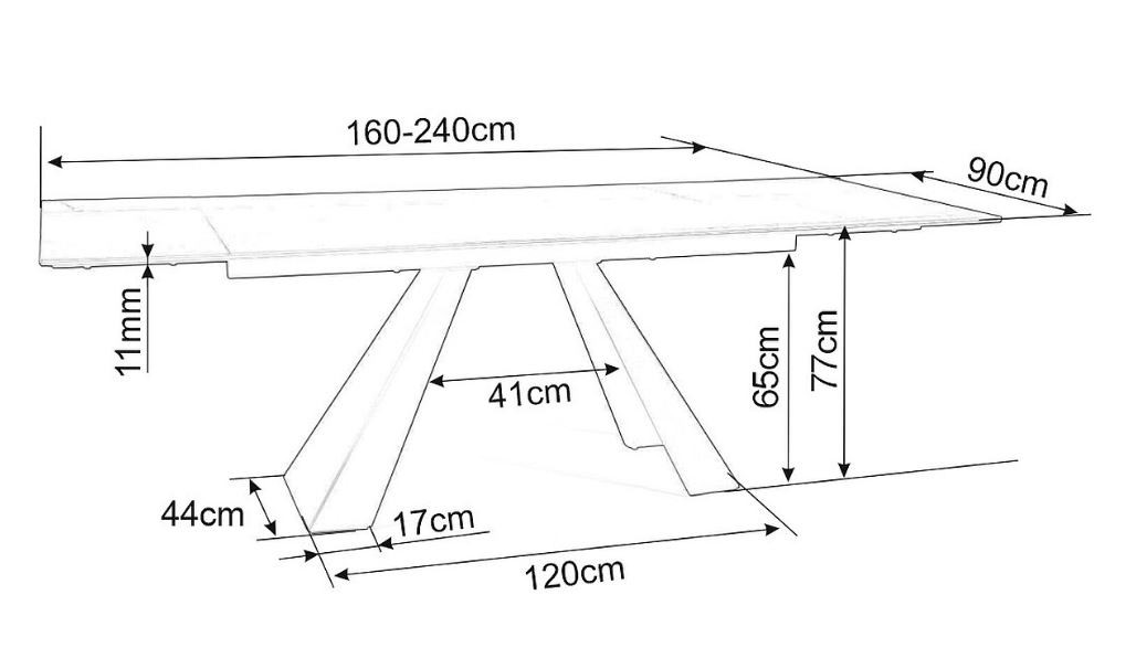 Stalas SALVADORE CERAMIC + Kėdės H-090 VELVET