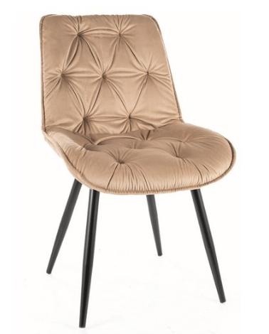 Stalas SAMANTA CERAMIC + Kėdės CHERRY II VELVET