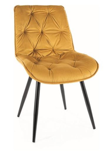 Stalas SAMANTA CERAMIC + Kėdės CHERRY II VELVET