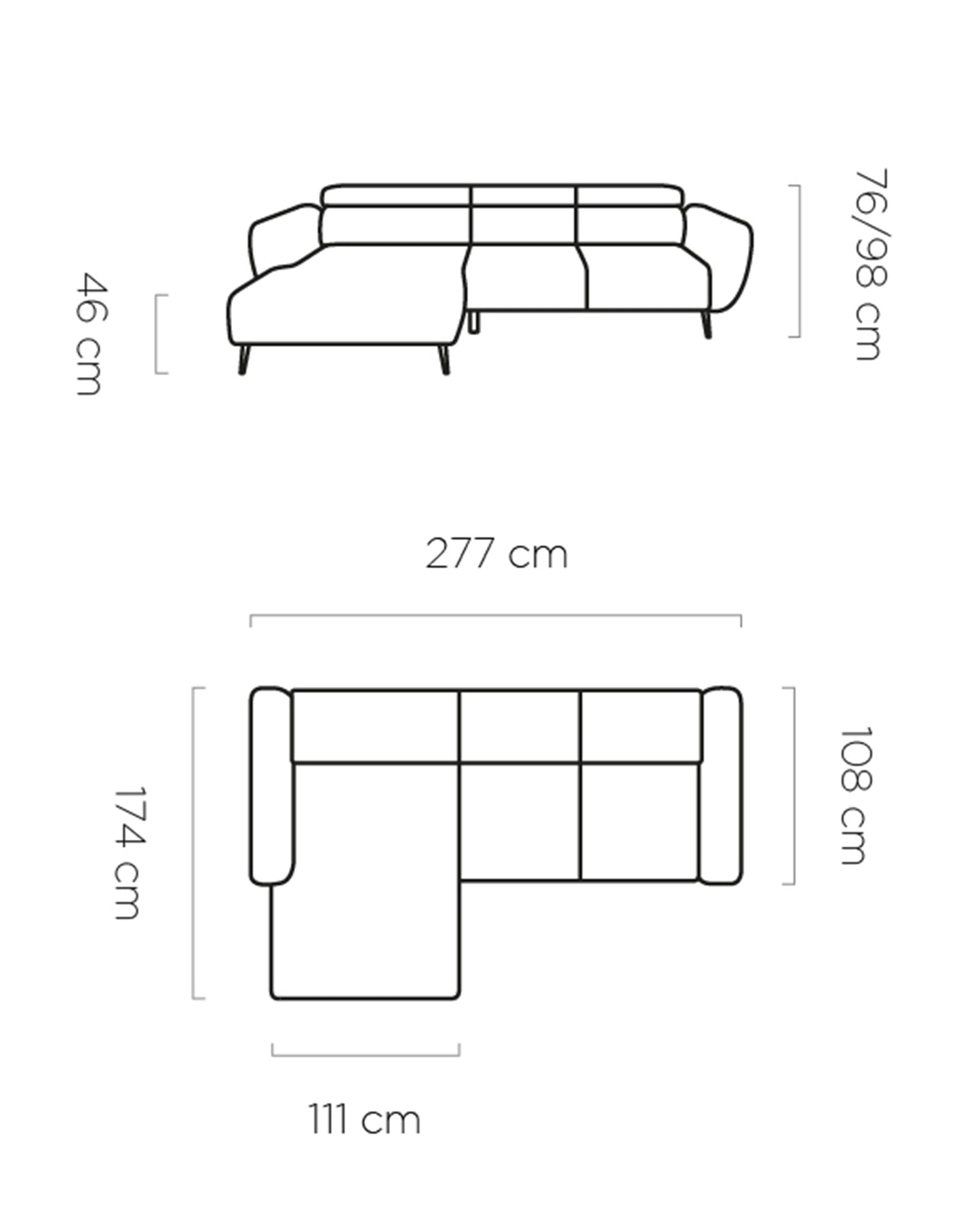 Minkštas kampas ALISSON S