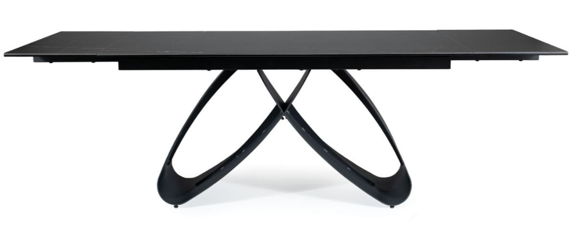 Stalas SAMANTA CERAMIC + Kėdės CHERRY II VELVET