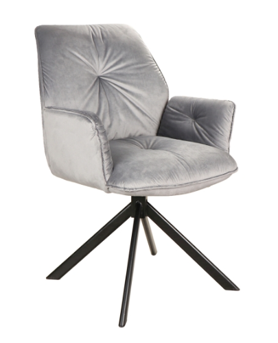 Stalas MEDAN PALISANDER + Kėdės BOOGIE II VELVET