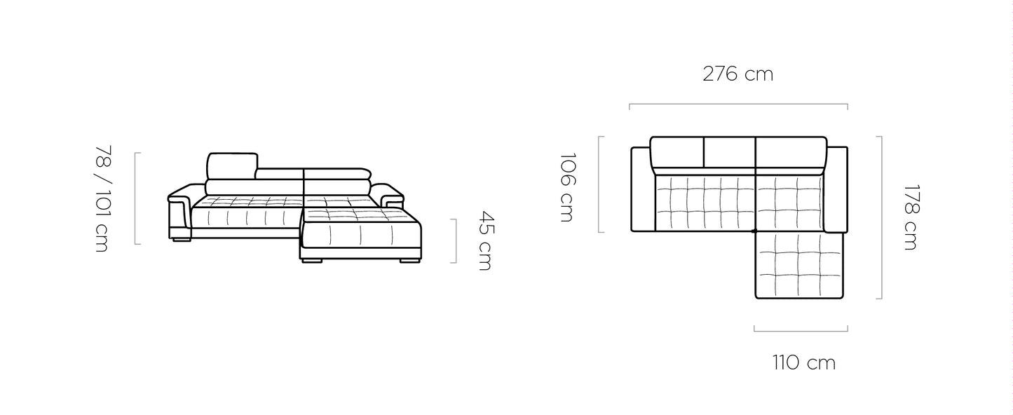 Minkštas kampas CAMPO S