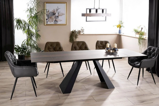 Stalas SALVADORE 180 CERAMIC + Kėdės CHERRY