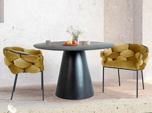 Stalas ANGEL + Kėdės NORTE VELVET