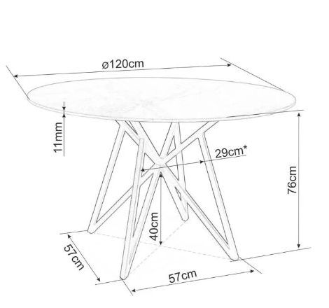 Stalas MURANO + Kėdės NUXE VELVET