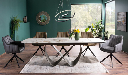 Stalas INFINITY CERAMIC + Kėdės AZALIA