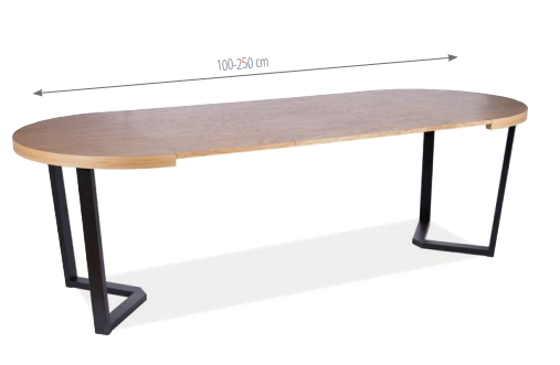 Stalas PARKER + Kėdės LINEA VELVET