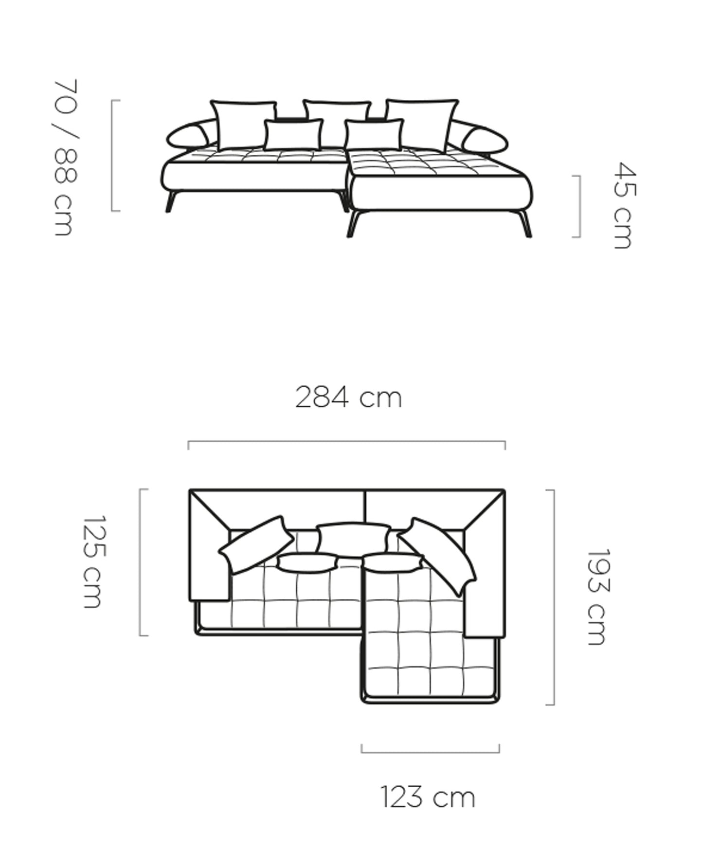 Minkštas kampas SELEDO S