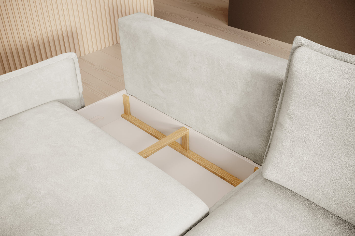 Minkštas kampas GLOSSY S