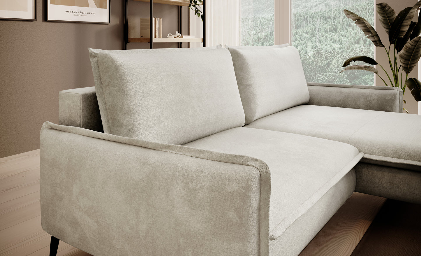 Minkštas kampas GLOSSY S